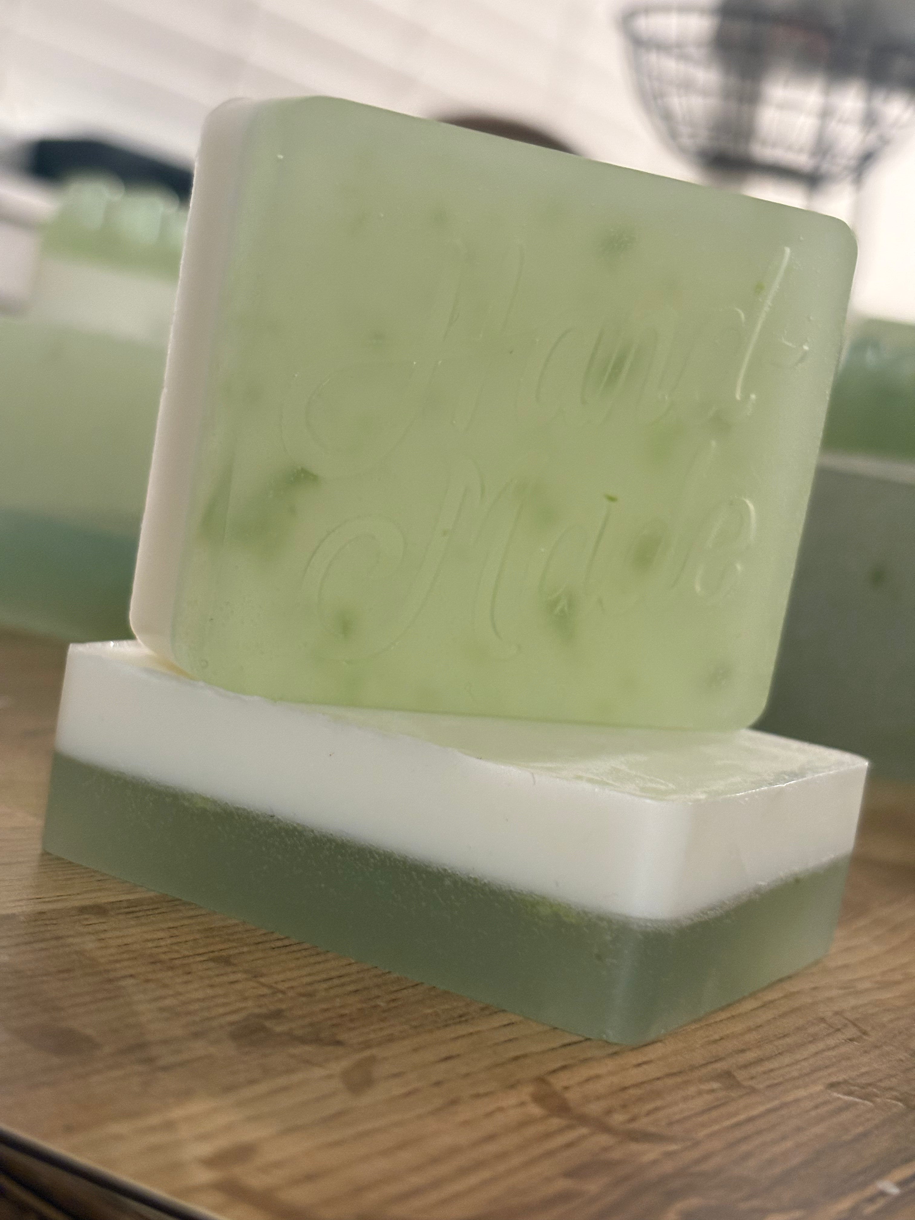 Homemade Aloe Vera & Shea Butter Soap
